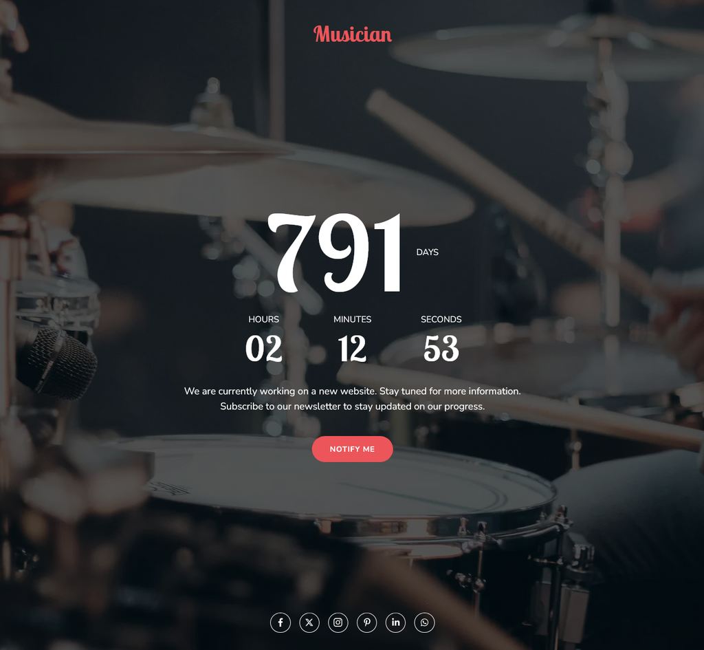 Template Countdown Music