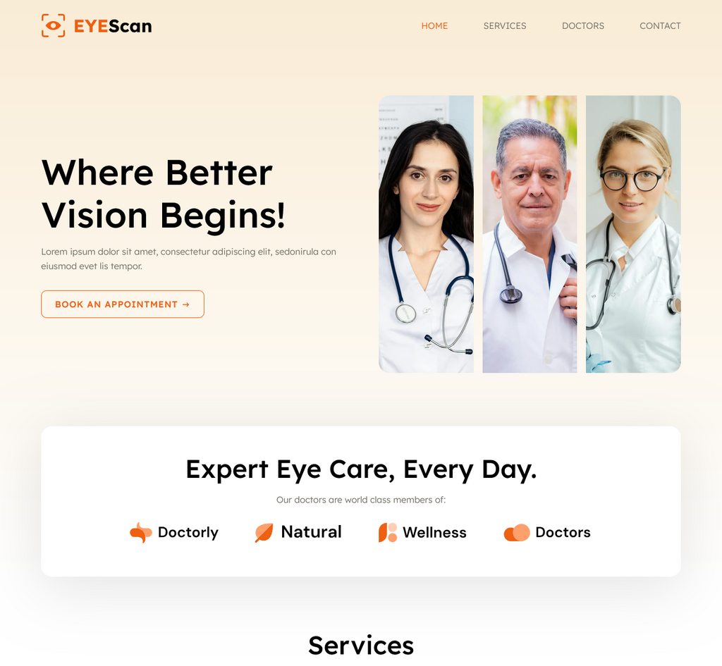 Anteprima del tema Eye Scan