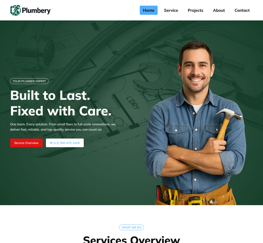 Anteprima del tema Plumbery