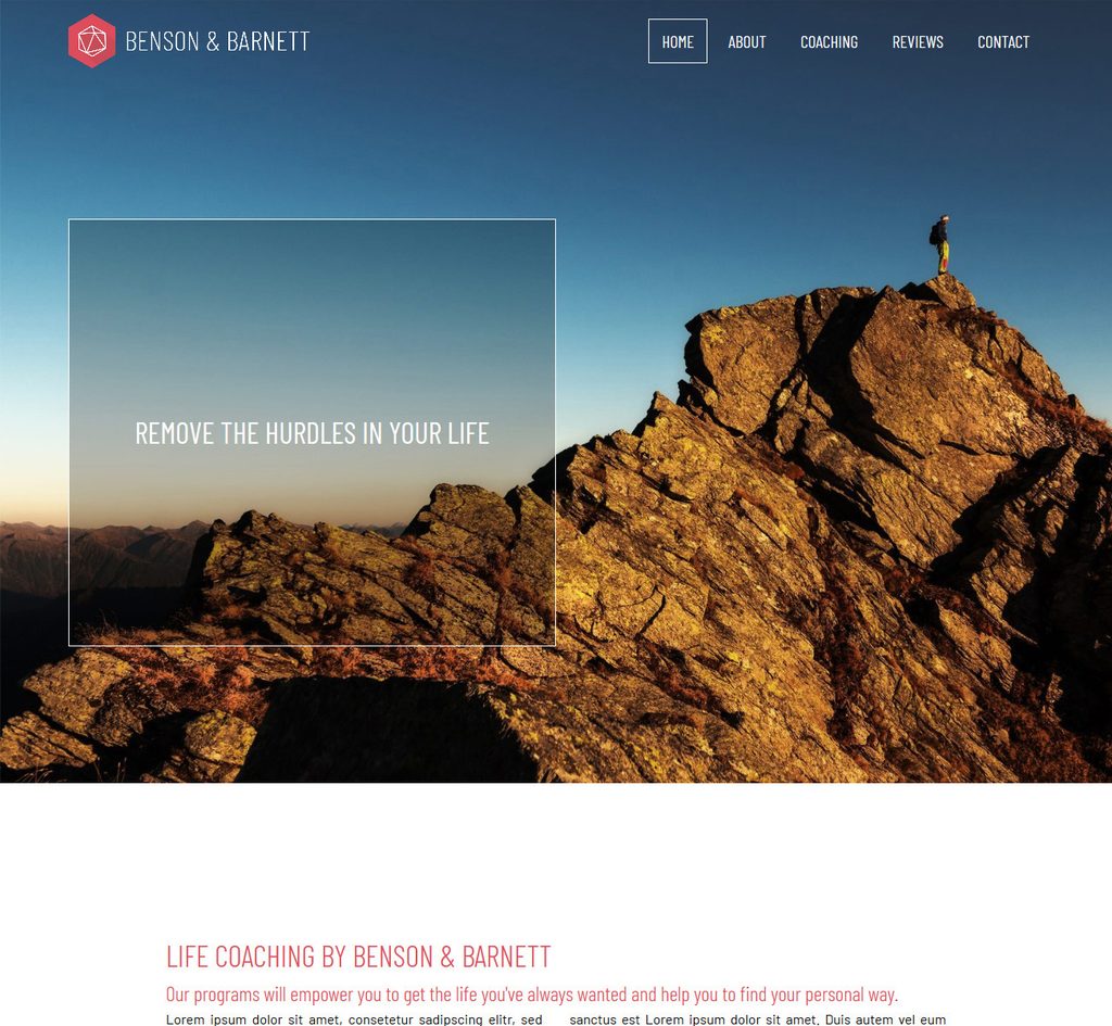 Template Benson Barnett