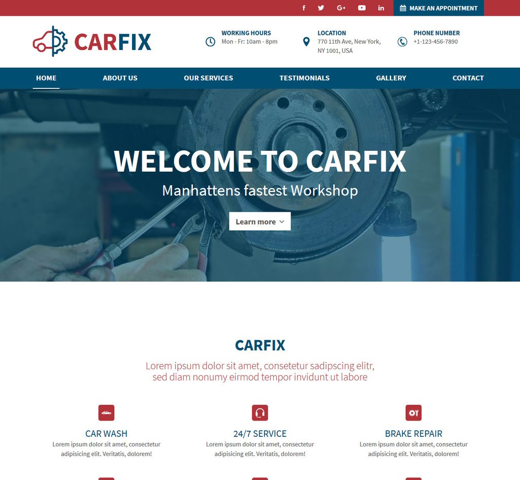 Template Carfix