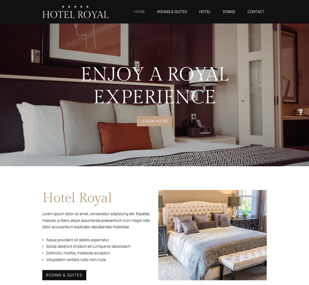 Template Hotel Royal