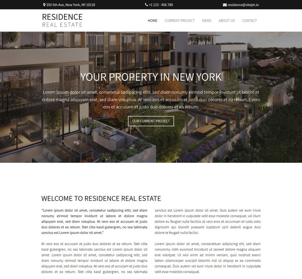 Template Residence