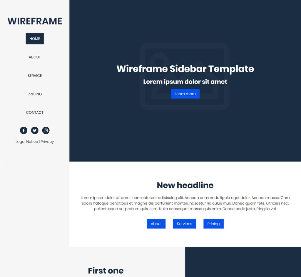 Template Showroom - Sitejet