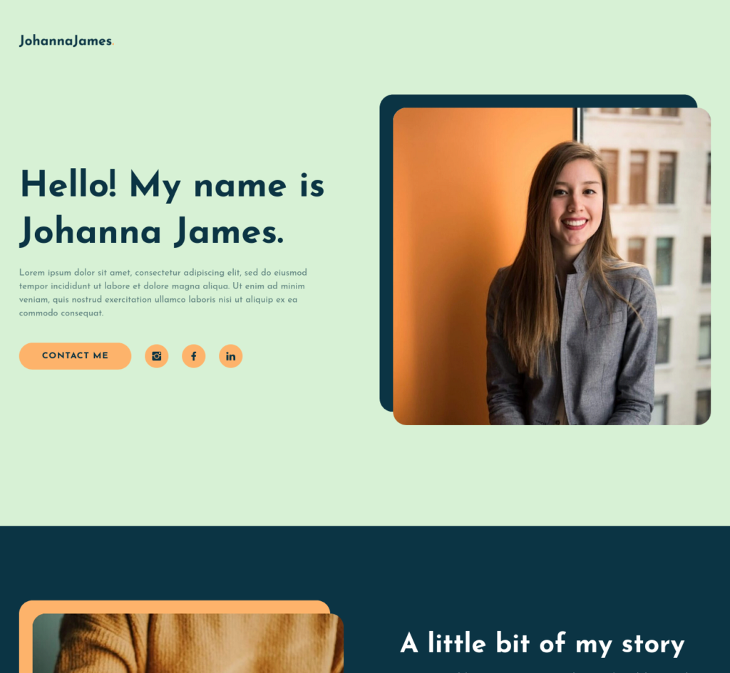 Template Johanna James Og