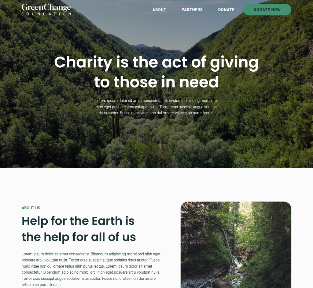 Template Green Change